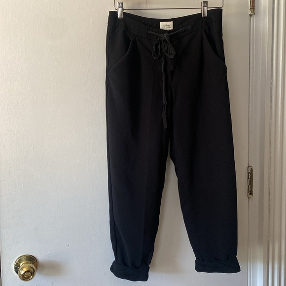 Wilfred Allant Mid Rise Pant in Black - Picture 3 of 7